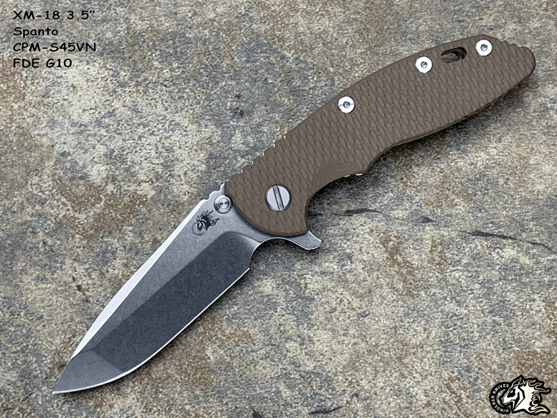 Hinderer Knives  XM-18 3.5 Spantoͷ S45VNֲ ɫG10ʯϴѱս۵ֻ